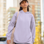 lavender Oversized Hoodie for women