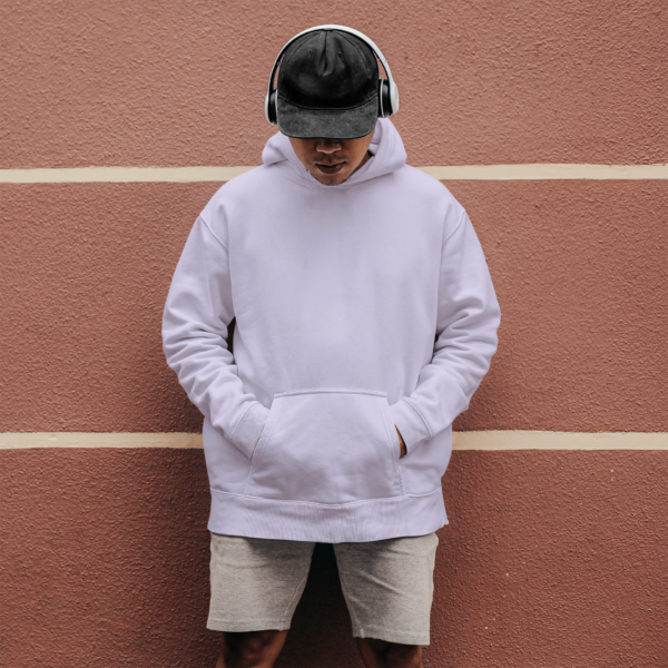 lavender Oversized Hoodie for men