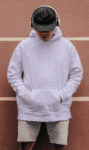 lavender Oversized Hoodie for men