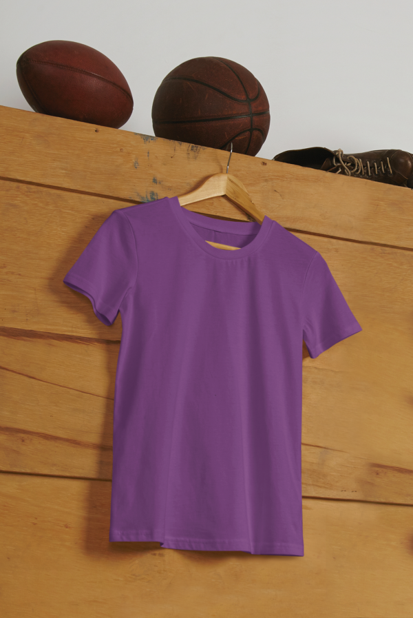 Purple Short Sleeve T-Shirt for men