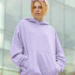 lavender Oversized Hoodie for women