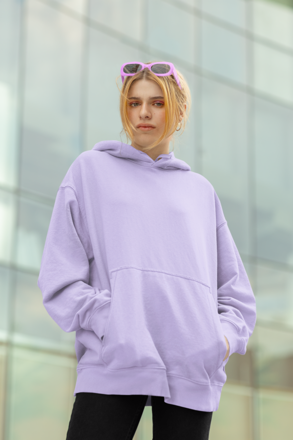 lavender Oversized Hoodie for women