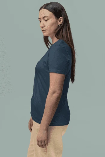 Petrol Blue-Women Short Sleeve T-Shirt