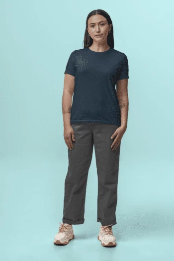 Petrol Blue-Women Short Sleeve T-Shirt
