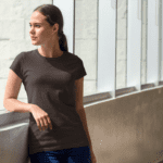 Coffee Brown-Women Short Sleeve T-Shirt