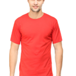 Men's Half Sleeve T-Shirt - Red, 100% Cotton, 180 GSM