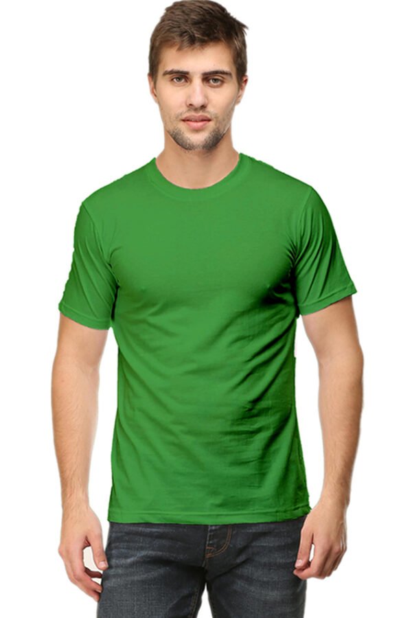 Men's Half Sleeve T-Shirt - Flag Green, 100% Cotton Comfort