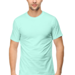 Men's Half Sleeve T-Shirt - Mint, 100% Cotton & Bio-Washed