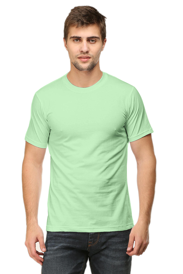 Men's Half Sleeve T-Shirt - Jade, 100% Cotton & Bio-Washed