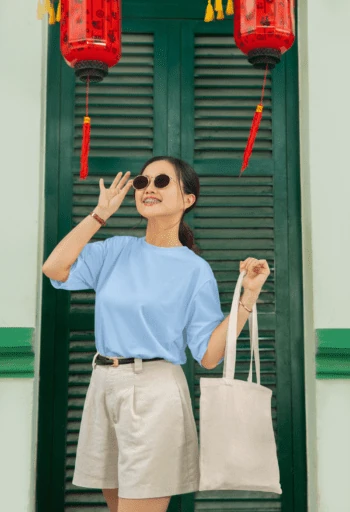 Unisex Premium Heavy Oversized T-Shirt - Baby Blue