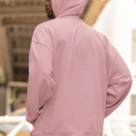 Heavyweight Oversized Hooded Sweatshirt – Baby Pink