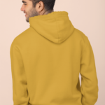 Unisex Mid-Weight Hooded SweatShirt – Mustard Yellow