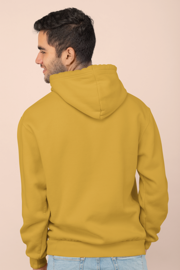 Unisex Mid-Weight Hooded SweatShirt - Mustard Yellow