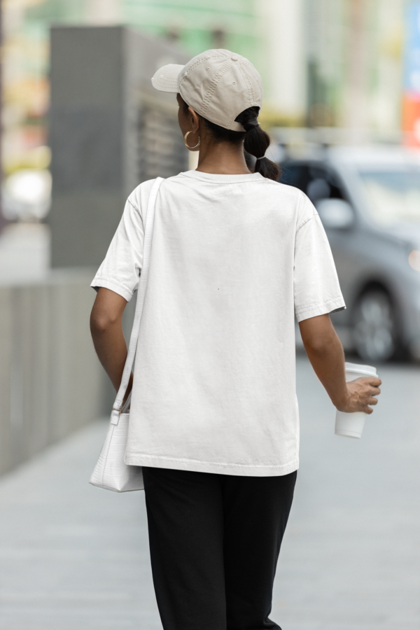 Unisex Premium Heavy Oversized T-Shirt - White