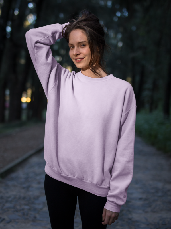 Unisex Sweatshirt – light baby pink