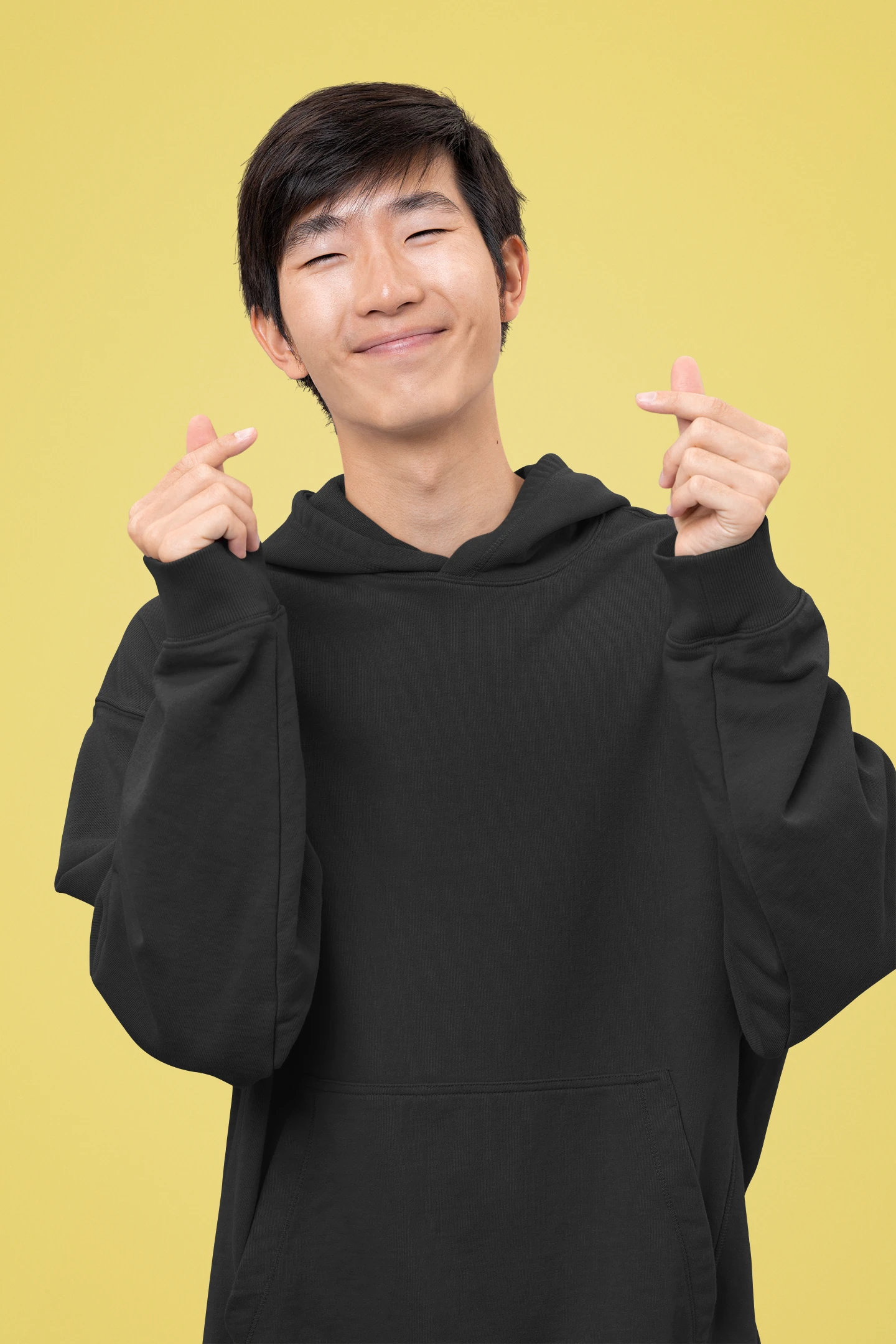Heavyweight Oversized Hooded Sweatshirt - black Black 400 GSM heavyweight oversized hoodie – Fabveda