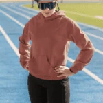 Unisex Mid-Weight Hooded SweatShirt – Coral