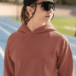 Unisex Mid-Weight Hooded SweatShirt – Coral