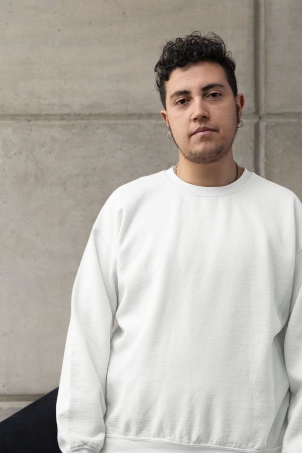 Heavyweight Oversized Sweatshirts - White