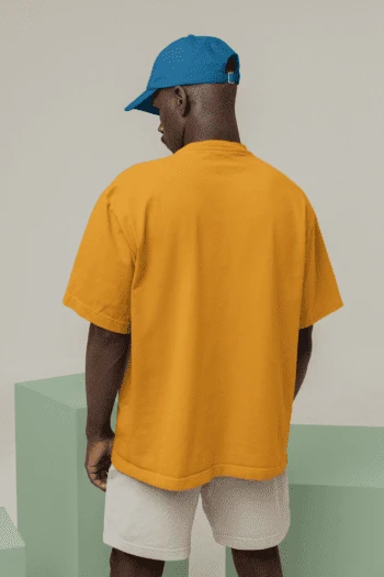Unisex Premium Heavy Oversized T-Shirt - Golden Yellow
