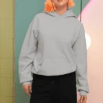 Unisex Mid-Weight Hooded SweatShirt – Grey Melange