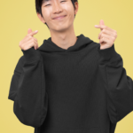Heavyweight Oversized Hooded Sweatshirt – black
