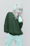 Bottle Green – Women’s Oversized Heavyweight Sweatshirt