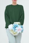 Bottle Green – Women’s Oversized Heavyweight Sweatshirt