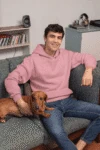 Mid-Weight Hooded Sweatshirt for Men