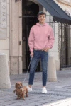 Mid-Weight Hooded Sweatshirt for Men
