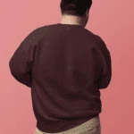 Heavyweight Oversized Sweatshirts – Maroon
