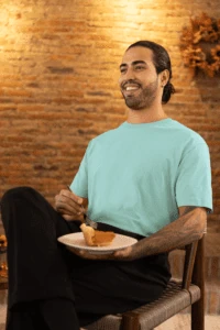 Mint 240 GSM heavyweight oversized cotton t-shirt – Fabveda
