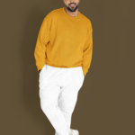 Unisex Sweatshirt – Mustred yellow