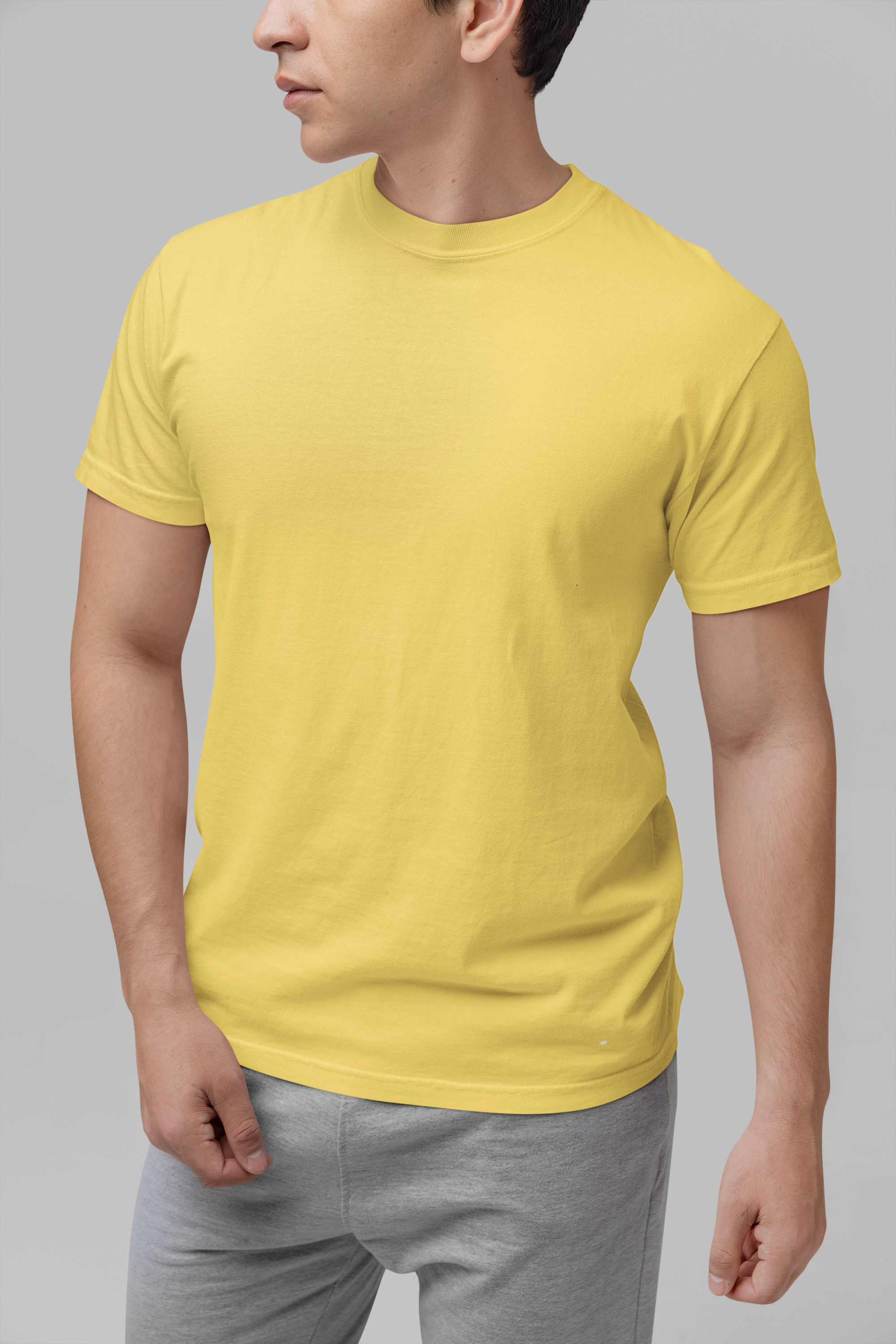 Yellow – Men’s Half Sleeve T-Shirt