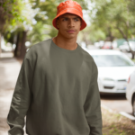 Unisex Sweatshirt – Olive Green