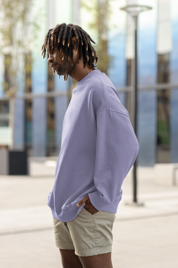 Heavyweight Oversized Sweatshirts - Lavender