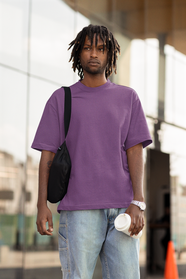 Unisex Premium Oversized T-Shirt - Purple