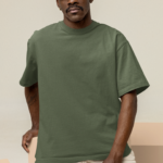 Unisex Premium Heavy Oversized T-Shirt – Olive Green