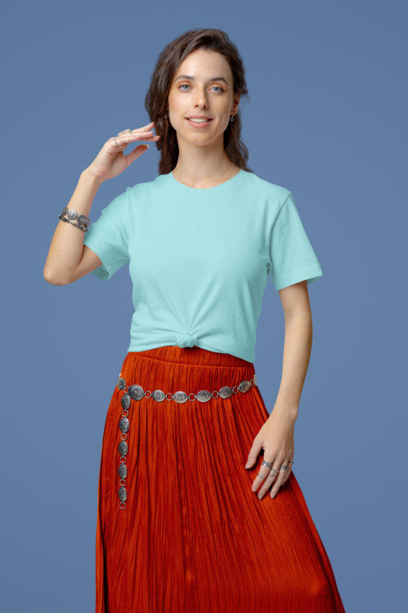 Unisex Premium Heavy Oversized T-Shirt - Mint, 100% Cotton