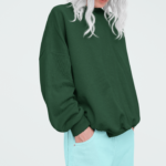 Heavyweight Oversized Sweatshirts – Bottle Green