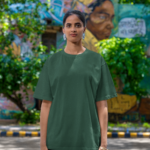 Unisex Premium Oversized T-Shirt – Bottle Green