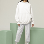 Heavyweight Oversized Hooded Sweatshirt – White