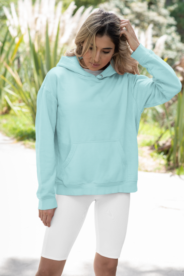 Unisex Mid-Weight Hooded SweatShirt - Mint