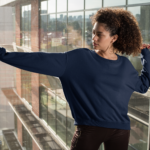 Unisex Sweatshirt – Navy Blue