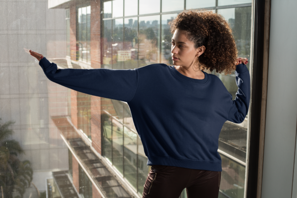 Unisex Sweatshirt – Navy Blue