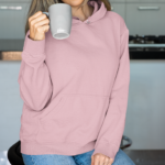 Heavyweight Oversized Hooded Sweatshirt - Baby Pink