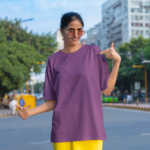 Unisex Premium Oversized T-Shirt – Purple