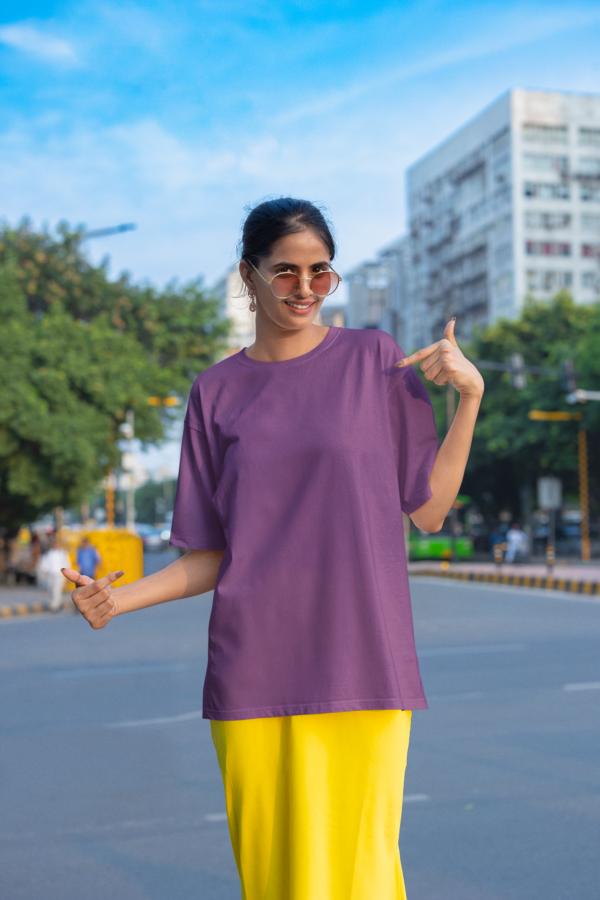 Unisex Premium Oversized T-Shirt - Purple