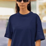 Unisex Premium Heavy Oversized T-Shirt – Navy Blue