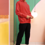 Unisex Mid-Weight Hooded SweatShirt – Red